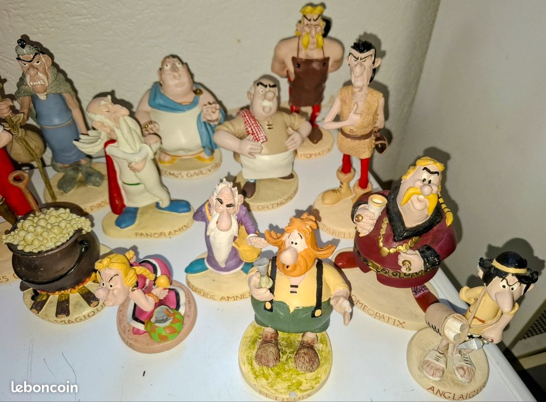 Plastoy Astérix Figurine Abraracourcix le chef - Résine - 6 cm : No Name