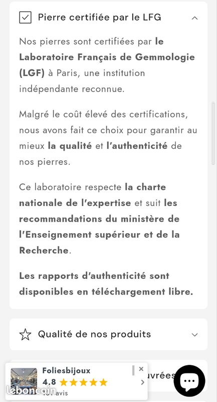 Perles naturelles lithotherapie (image 6)
