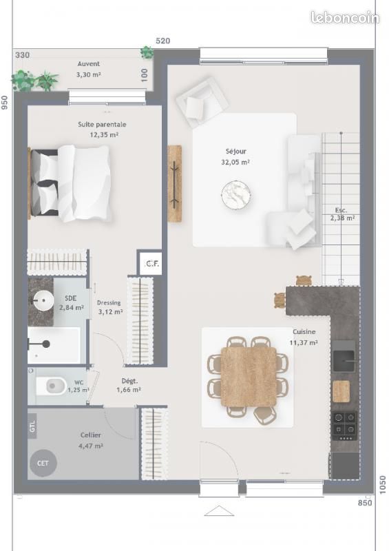 Maison 6 pièces 122 m² (image 4)