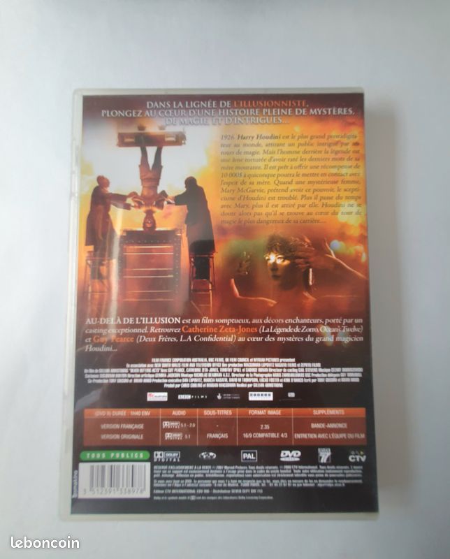 Dvd du film Au dela de l'illusion (image 3)