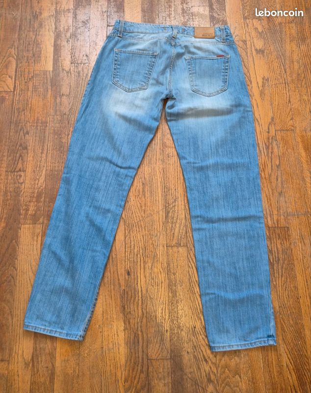 Jean Femme Liu Jo Taille 31 Bleu - Coupe Straight Occasion Très Bon état - Coton