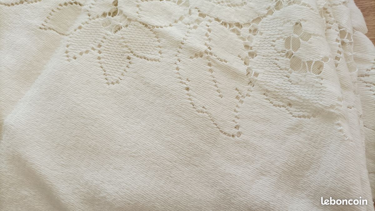Lot de deux nappes (ronde+ovale) avec leur sous-nappe (image 6)