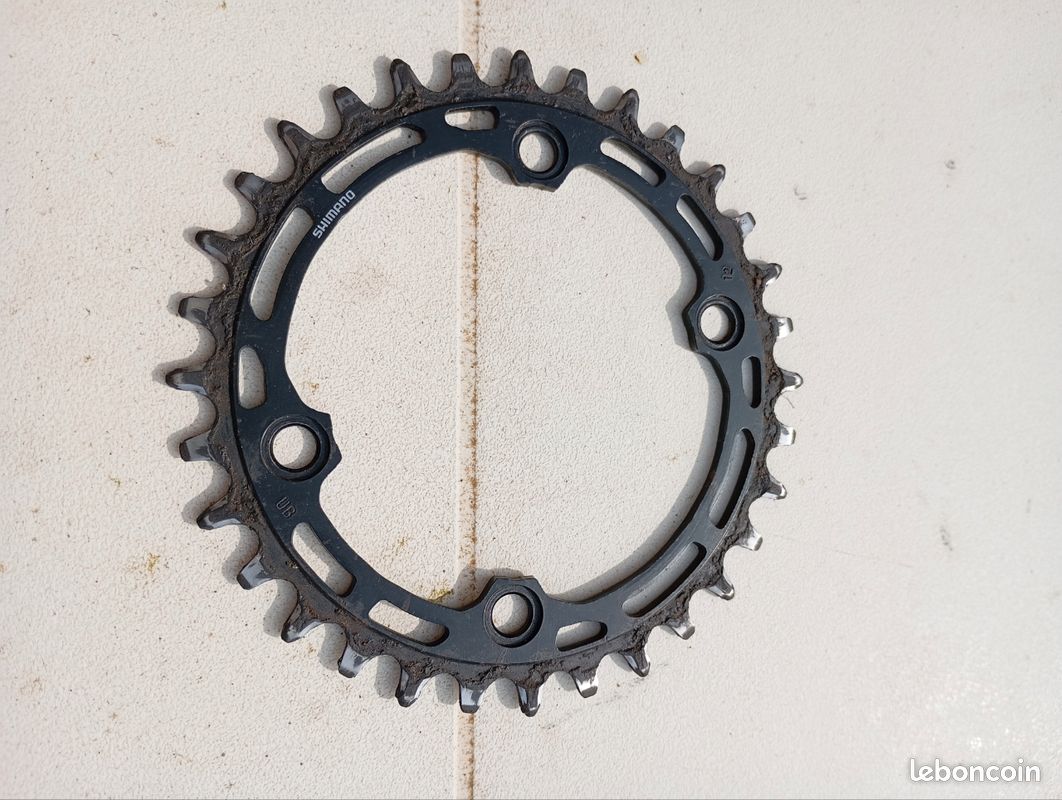 Plateau VTT SHIMANO XT - 32 dents mono - Équipements vélos