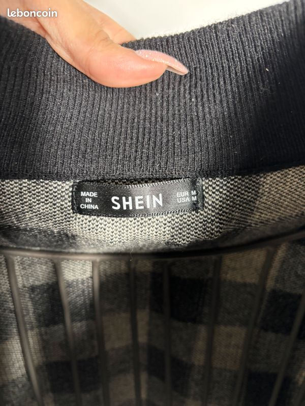 Veste/pull a carreaux shein - taille M (image 6)