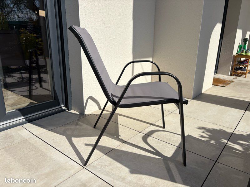 Deux chaises de jardin neuves (image 4)