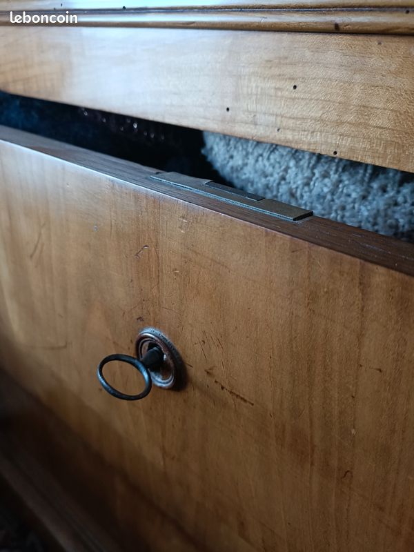 Commode bois vintage (image 8)