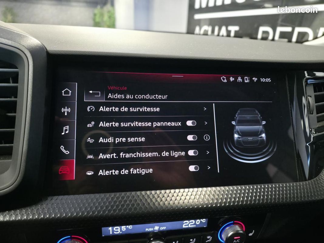 AUDI A1 Sportback 1.0 30 TFSI - 116 - BV S-Tronic Advanced (image 20)