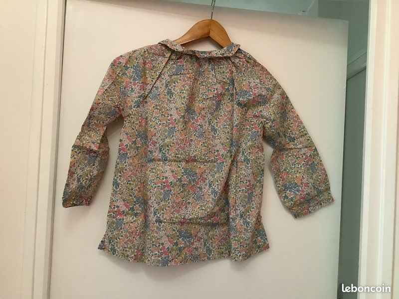 Liberty Blouse Blouse Cyrillus Fille Top Fille En Tissu Liberty