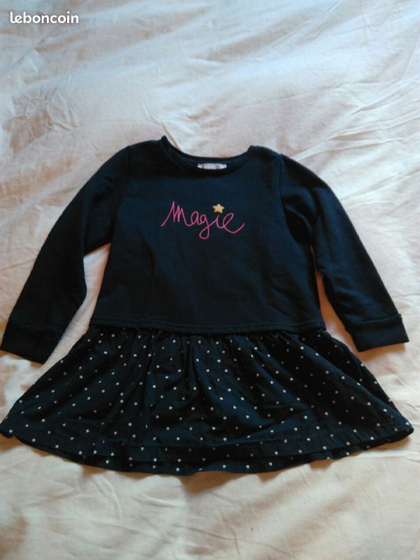 Robe marine étoiles 4 ans la redoute état neuf (image 1)