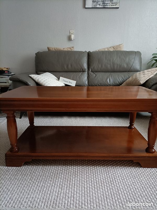Table basse merisier (image 1)