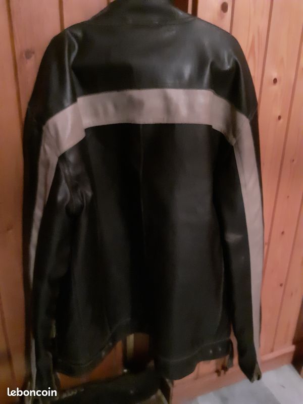 Veste faux cuir vintage (image 2)