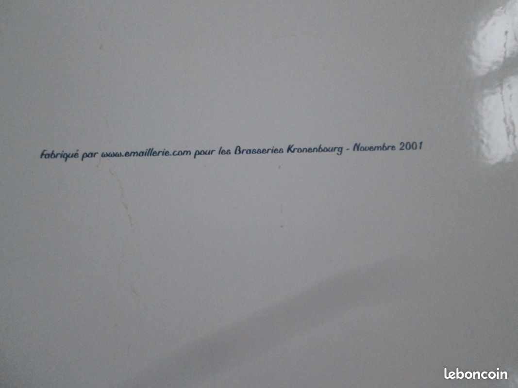 Plaque emaillée kronenebourg (image 4)