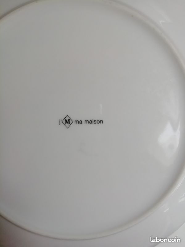 Lot de 12 assiettes Monoprix (6 assiettes plates, 6 assiettes à dessert) (image 3)