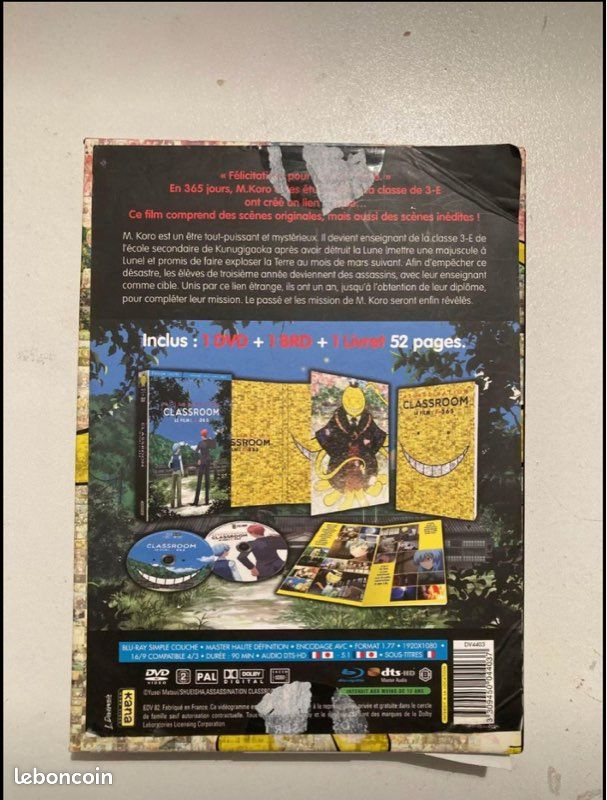 Coffret DVD Assassination Classroom (image 6)