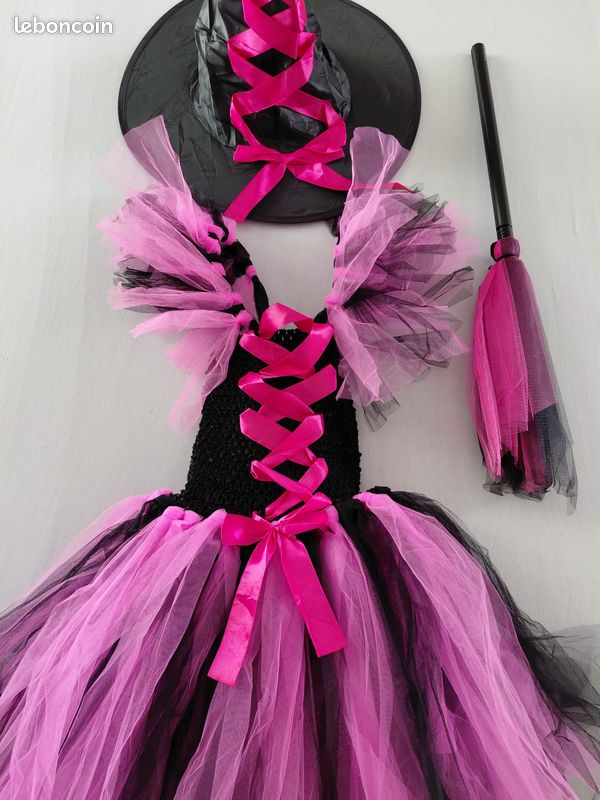 Déguisement robe sorcière Halloween 4-5ans (image 1)