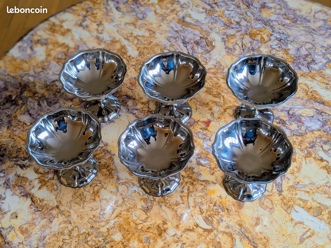 Jolie VINTAGE Petite coupelle en inox Acien Inoxydable
