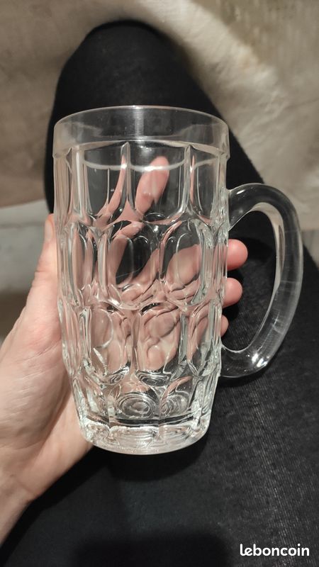 Ancienne chope à bière 14 cm (image 1)