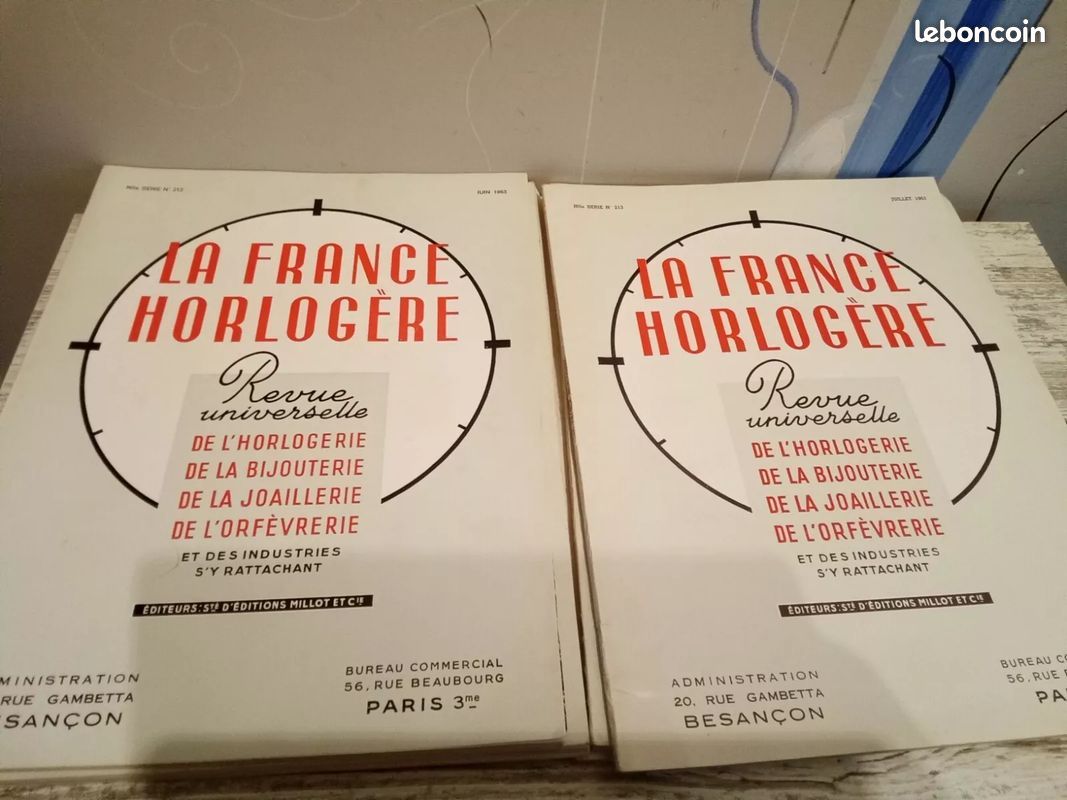 Revue la France horlogère . Année 1963. Rare (image 6)