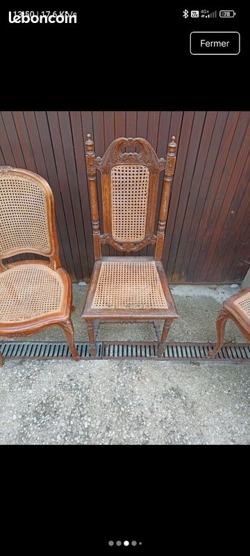 Lot de 7 chaises à restaurer (image 3)