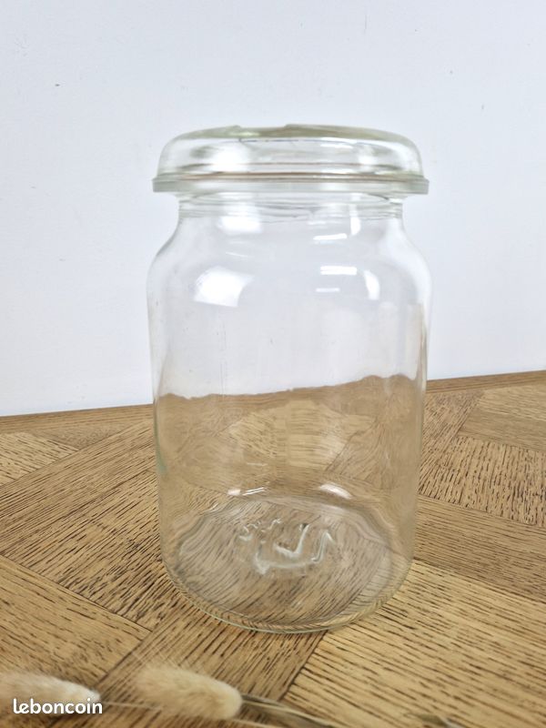 ANCIEN BOCAL EN verre avec bouchon bakélite EUR 10,00 - FR ANCIEN BOCAL EN verre avec bouchon bakélite EUR 10,00 - FR