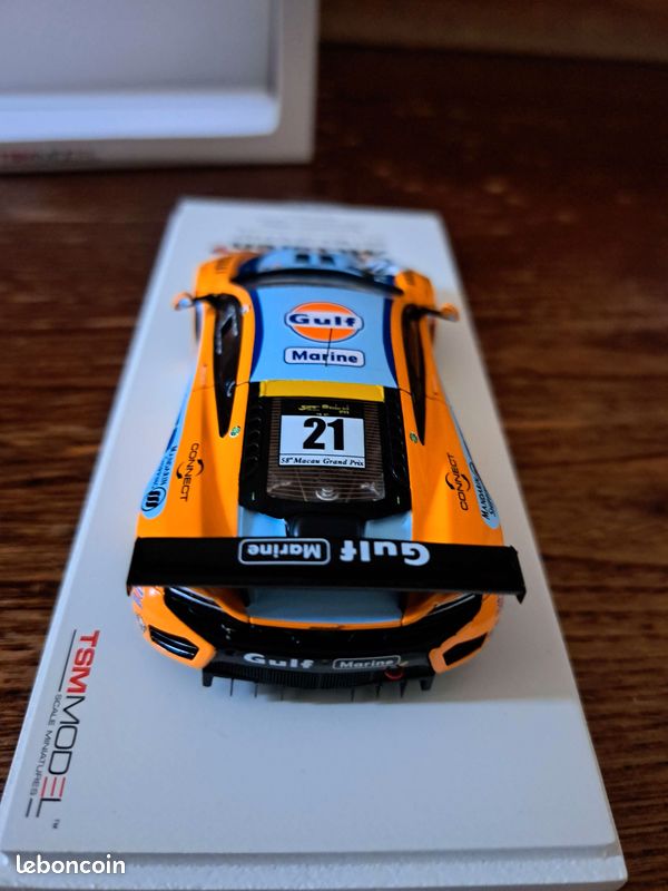 Miniature TSM MODEL McLaren MP4-12C GT3 1/43 - Orange - Voiture Présentation 2011 - Neuve