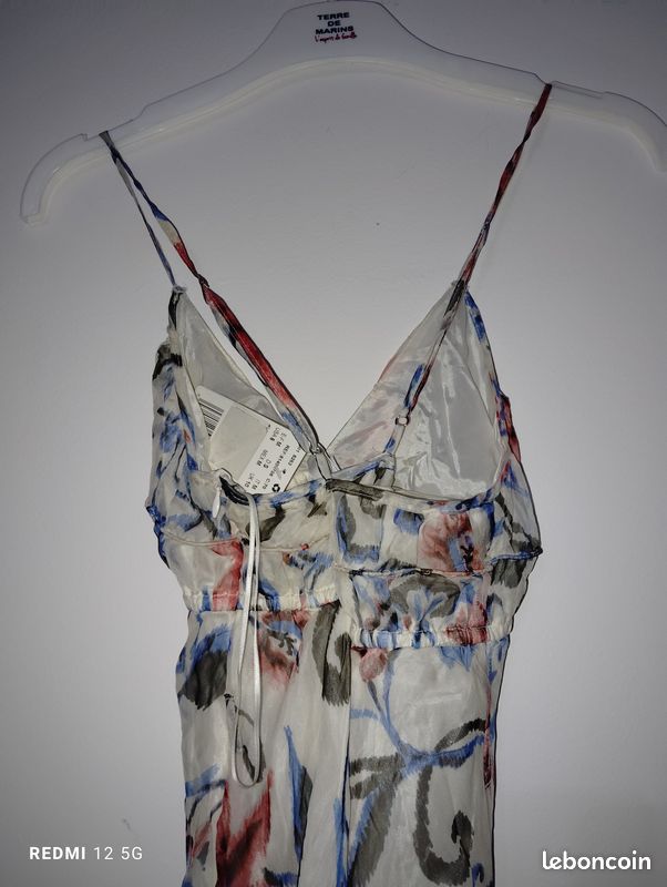 Robe blanc cassé à fleur Mango M (image 11)
