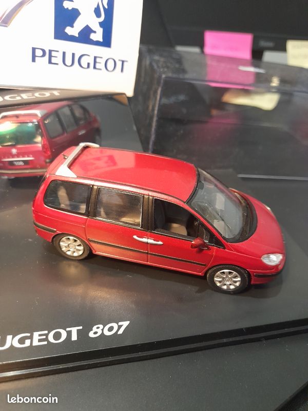 Maquette Voiture 1:43 Norev Peugeot 807 Rouge - Occasion