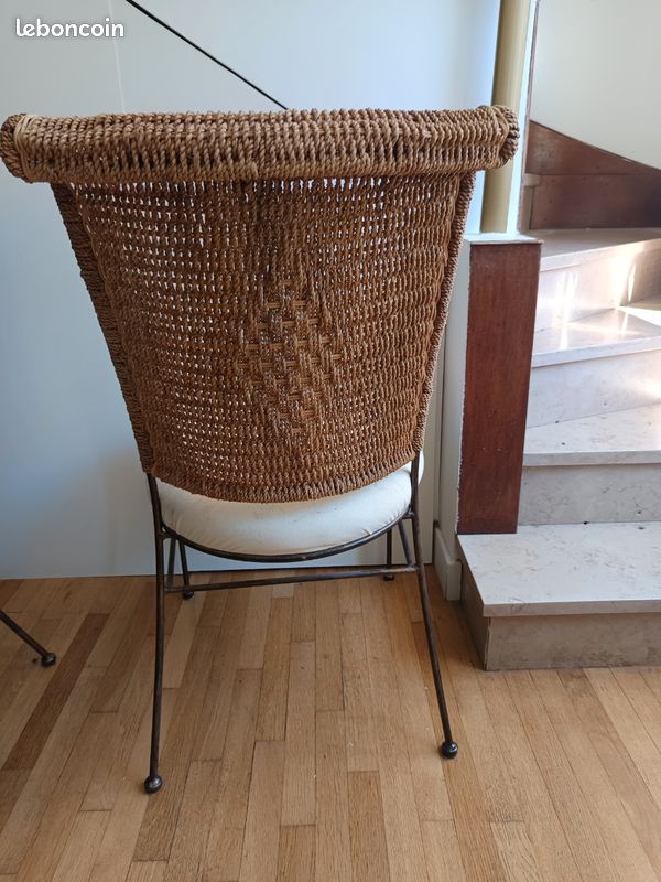 Chaise en osier (image 3)