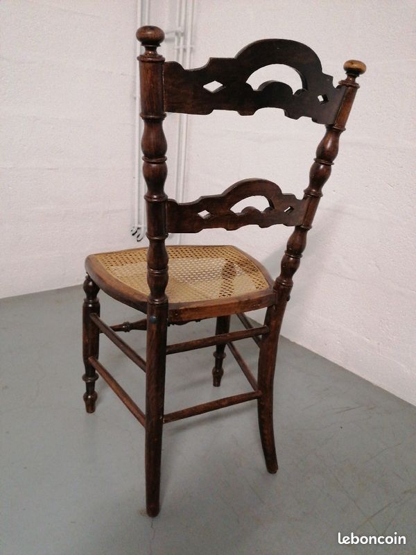 Chaise ancienne dessus cannenage très bon état (image 4)