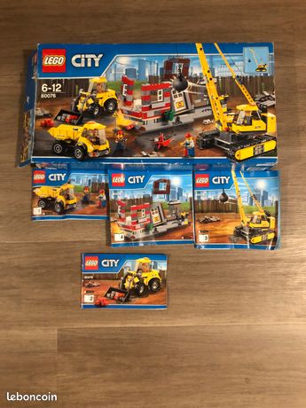 Lego city le chantier de démolition 60076 Jeux Jouets
