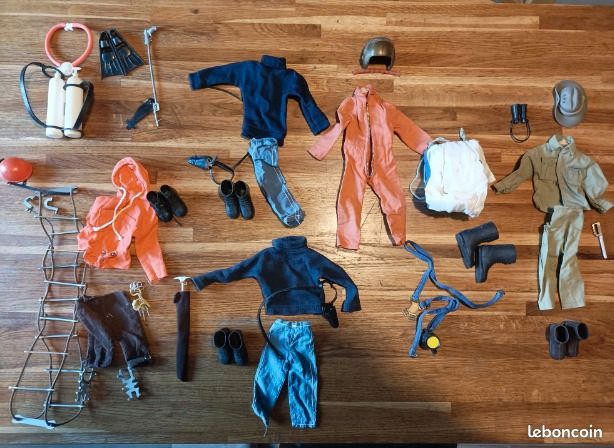 Lot D'accessoires Action Joe Mattel – Armes, Cow-boy, CEJI, ARBOIS, Années 1980