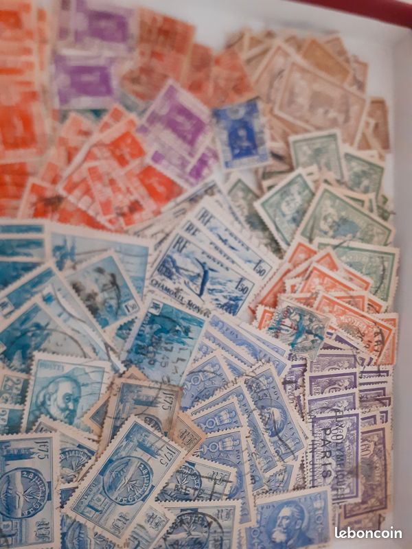 Lot De 1365 Timbres Oblitérés France - Période 1940 à 1986 - Parfait Pour Collectionneurs