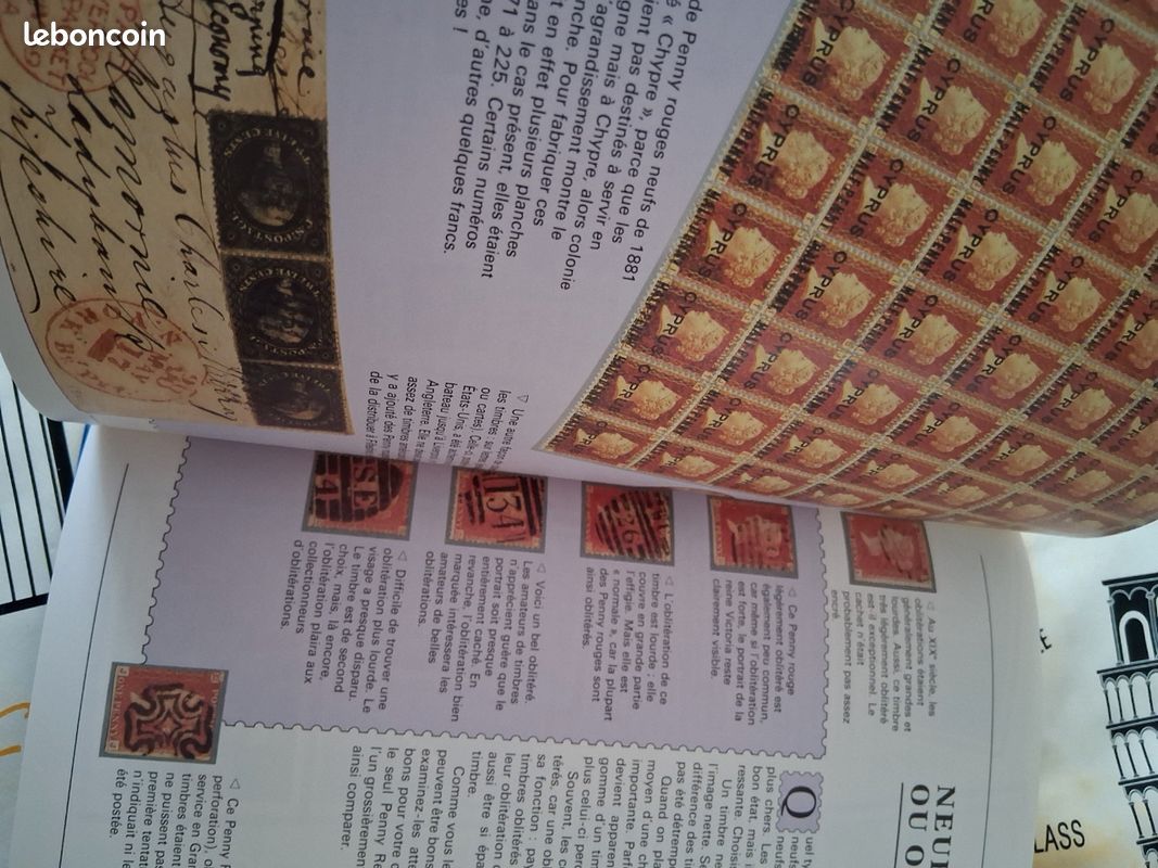 Livre la passion des timbres Larousse, philatélie (image 5)