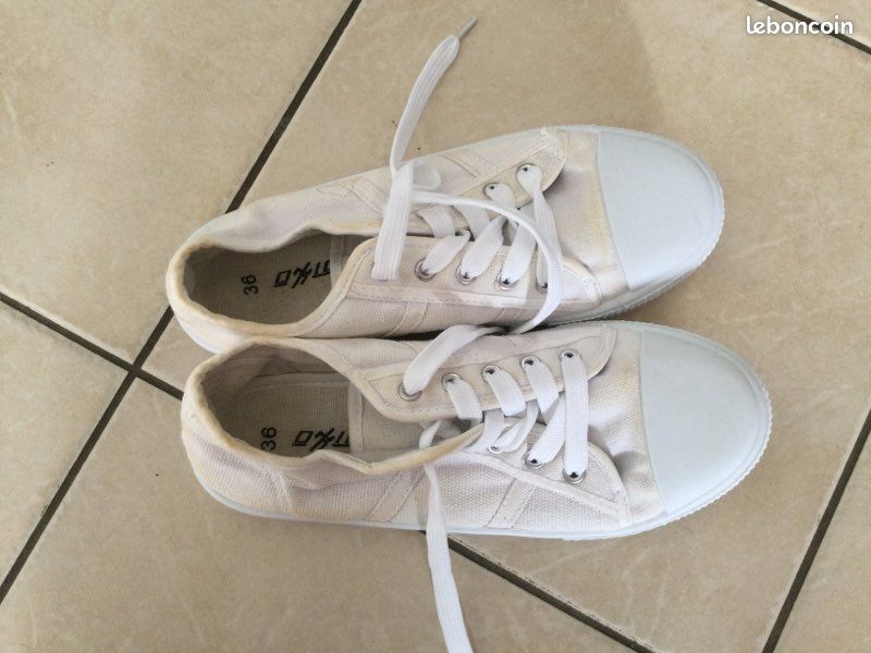 Baskets blanches p36 (image 5)