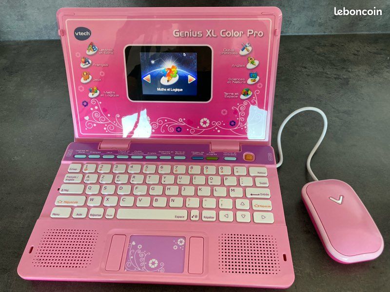 Ordinateur Portable D'apprentissage VTech Genius XL Color Pro Bilingue Pour Enfant 5-7 Ans Apprentissage 5-7 Ans Occasion Ordinateur Portable D'apprentissage VTech Genius XL Color Pro Bilingue Pour Enfant 5-7 Ans Apprentissage 5-7 Ans Occasion