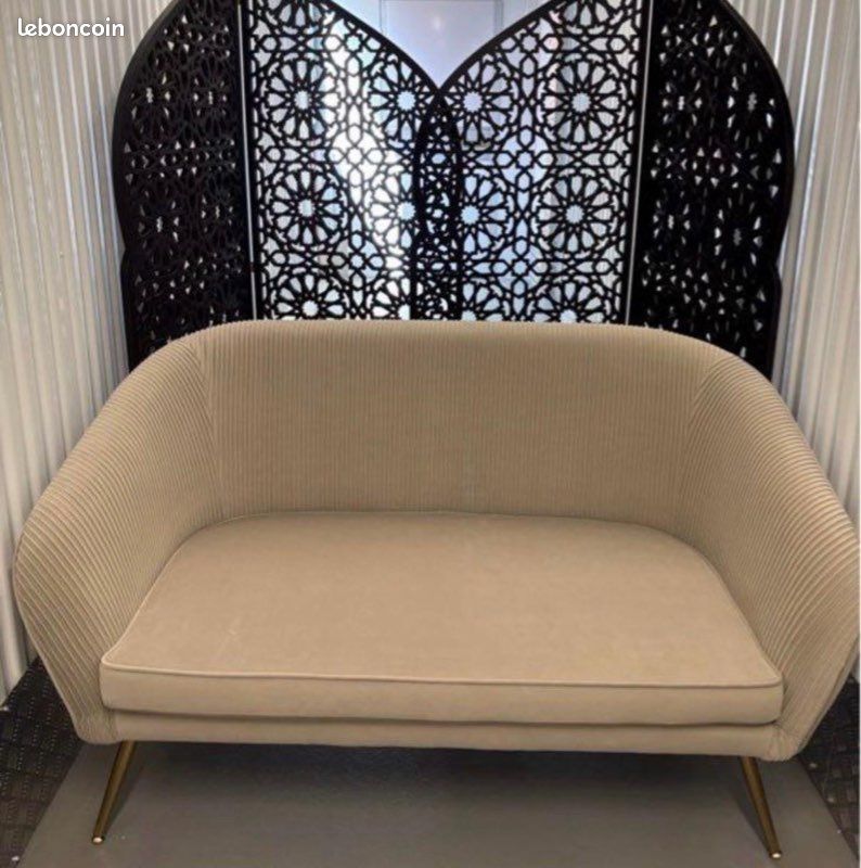 Canapé fauteuil 2 places (image 1)