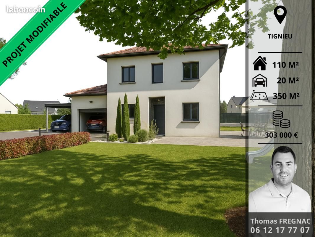 Maison 5 pièces 110 m² · à Colombier-Saugnieu · 110 m² · 303 000 €