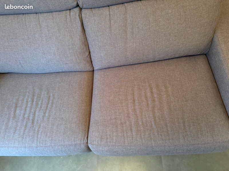 Canapé convertible rapido gris tbé matelas confort (image 5)