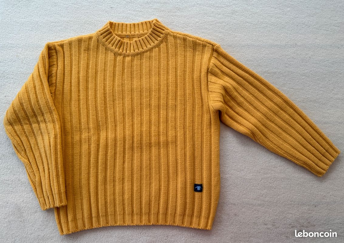 Pull ARMOR LUX 14 ans jaune lumineux (image 1)