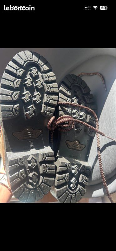 Fortun Boots trekking cuir marron – Pointure 40 – Neuves (image 9)