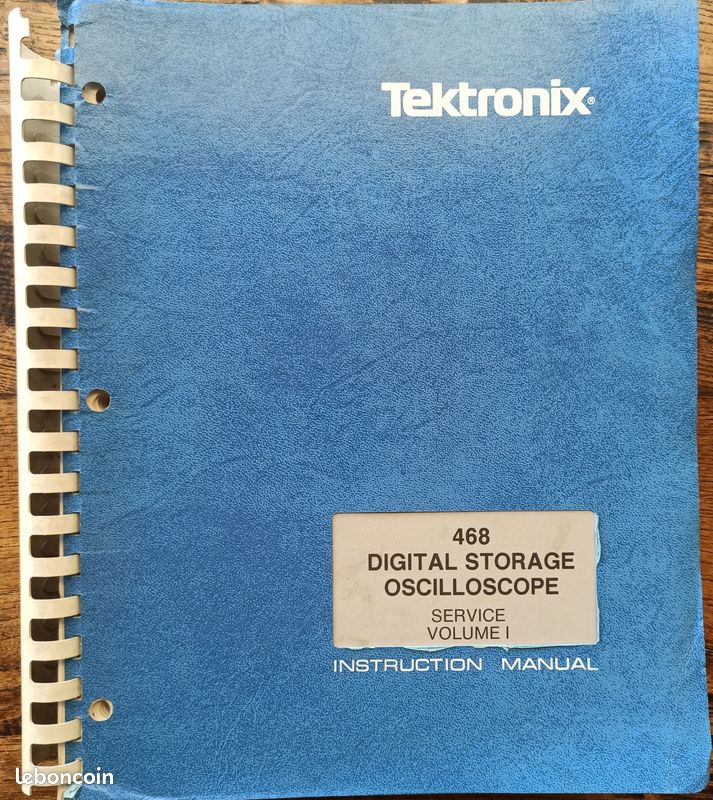 468 Tektronix oscilloscope Service Volume 1 (image 1)