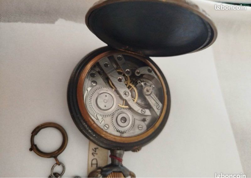 Montre Gousset Ancienne / Régulateur Train - 66,8 Mm - Occasion Bon état