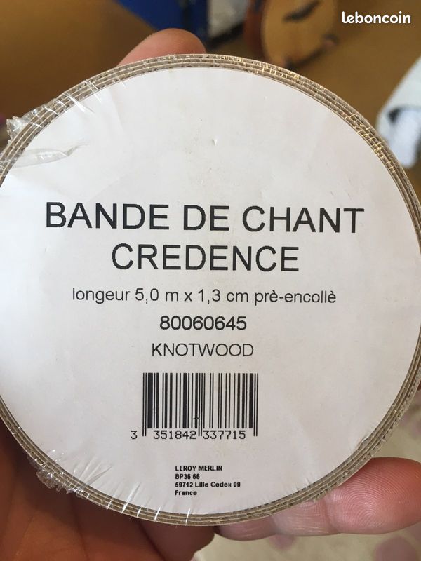 Bande de chant Credence bois 13mm (image 1)