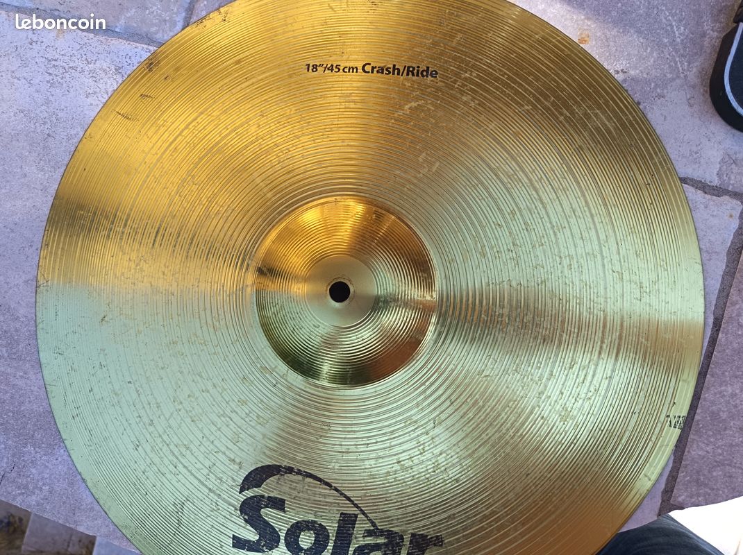 Cymbale solar by sabian crash ride 18 (image 1)