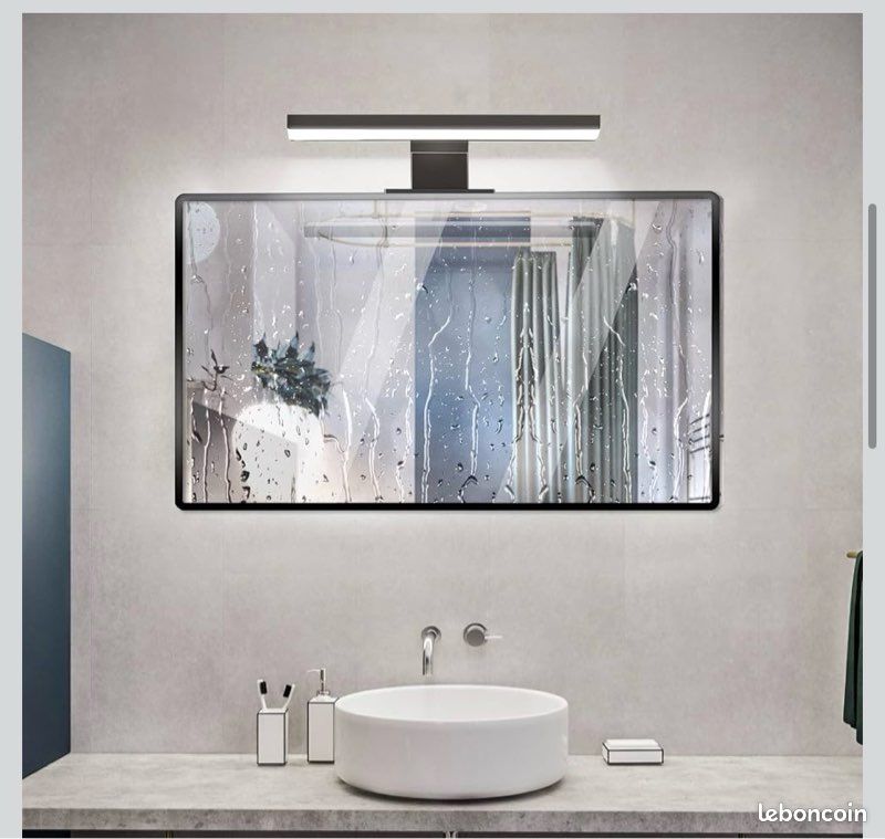 Lampe Applique Miroir Sdb LED noire NEUVE (image 11)
