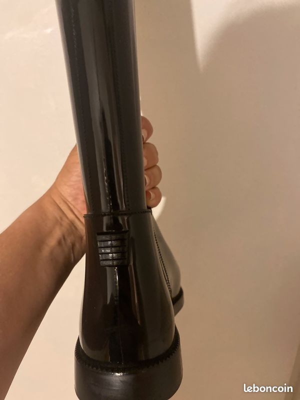 Botte/bottine moschino caoutchoucs noir 41 (image 3)