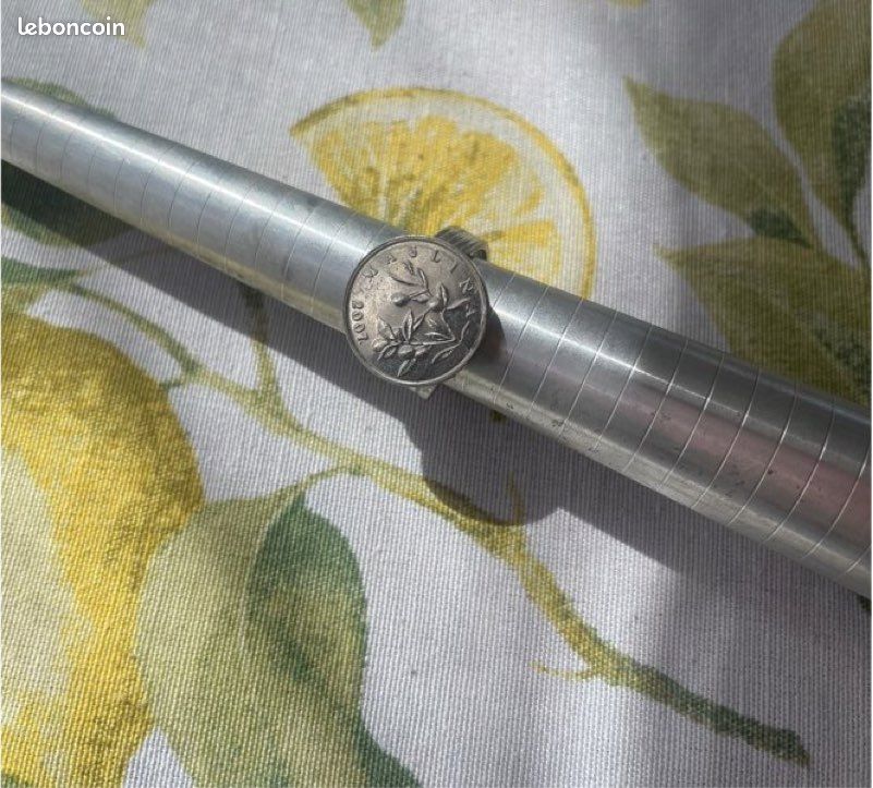 Bague artisanale avec pièce croate 20 Lipa – modèle unique (image 3)