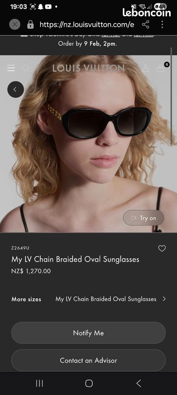 Louis Vuitton - Lunettes de soleil - Authentiques (image 17)