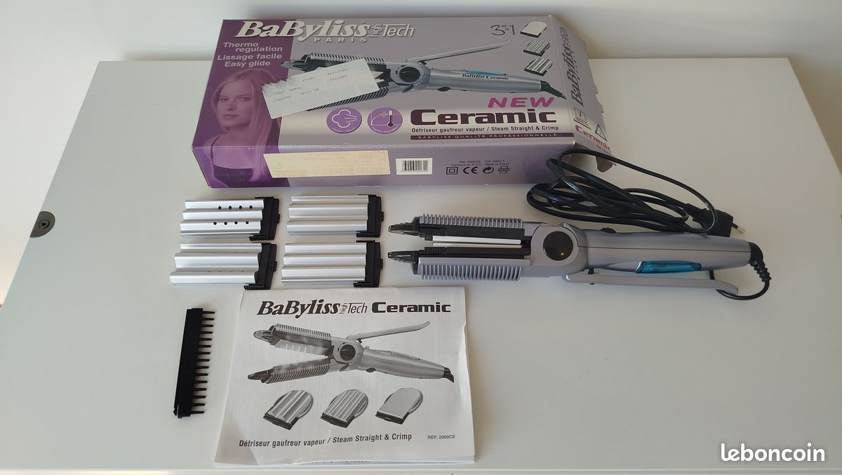BaByliss Ceramic défriseur gaufreur vapeur - Électroménager