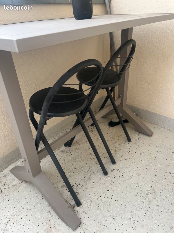 Table semi-haute de jardin (image 2)
